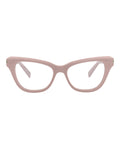 Saint Laurent Womens Cat Eye Pink Pink Transparent Fashion Designer Eyewear