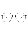 Saint Laurent Unisex Square/Rectangle Black Black Transparent Fashion Designer Eyewear