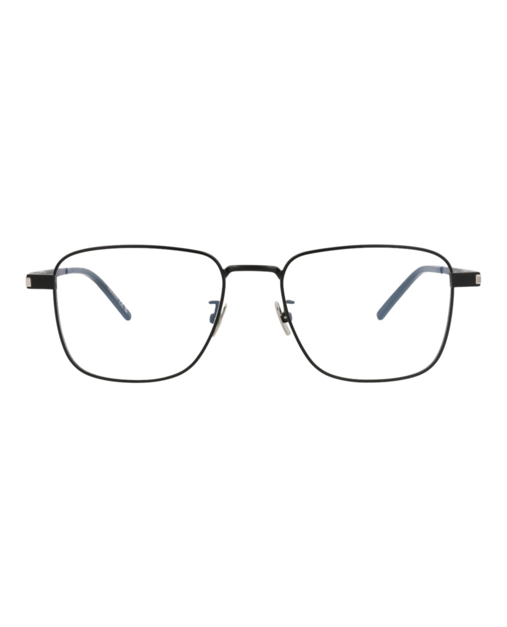 Saint Laurent Mens Square/Rectangle Black Black Transparent Fashion Designer Eyewear