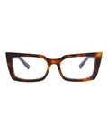 Saint Laurent Womens Cat Eye Havana Havana Transparent Fashion Designer Eyewear