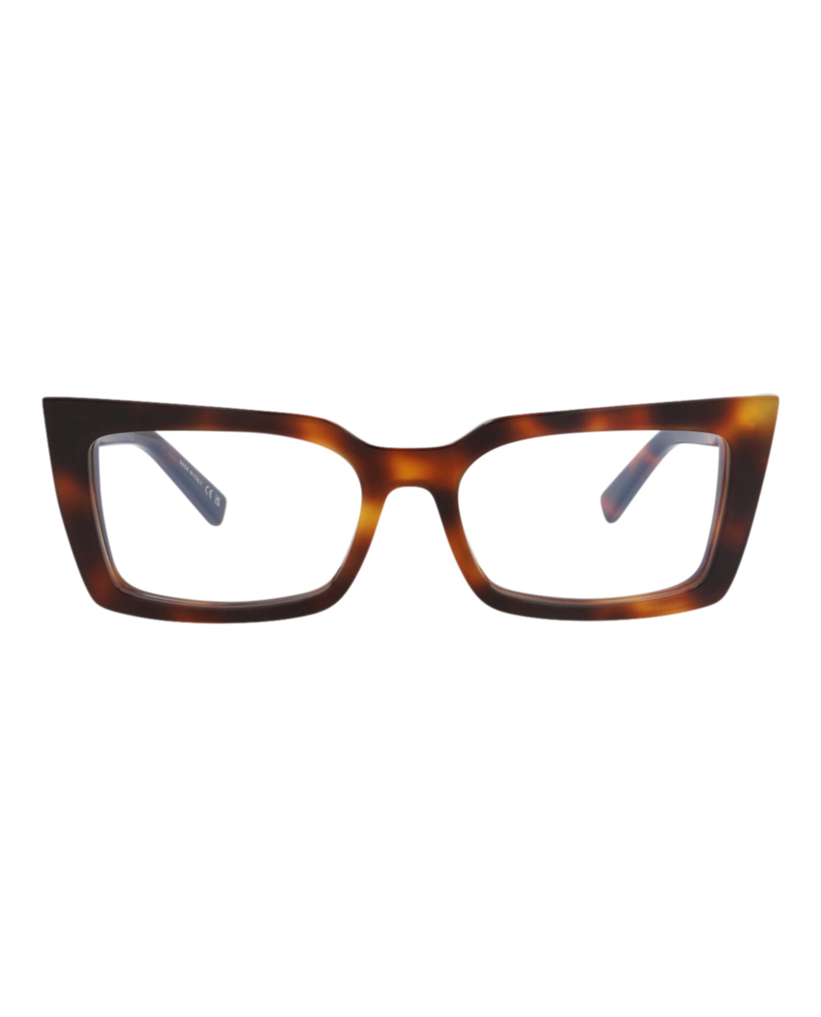 Saint Laurent Womens Cat Eye Havana Havana Transparent Fashion Designer Eyewear