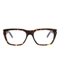 Saint Laurent Mens Square/Rectangle Havana Havana Transparent Fashion Designer Eyewear