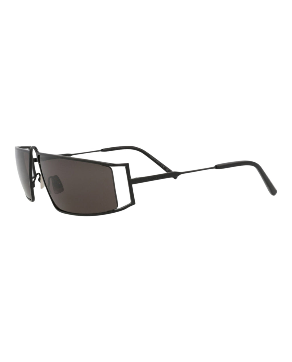 Saint Laurent Womens Square/Rectangle Black Black Black Fashion Designer Eyewear