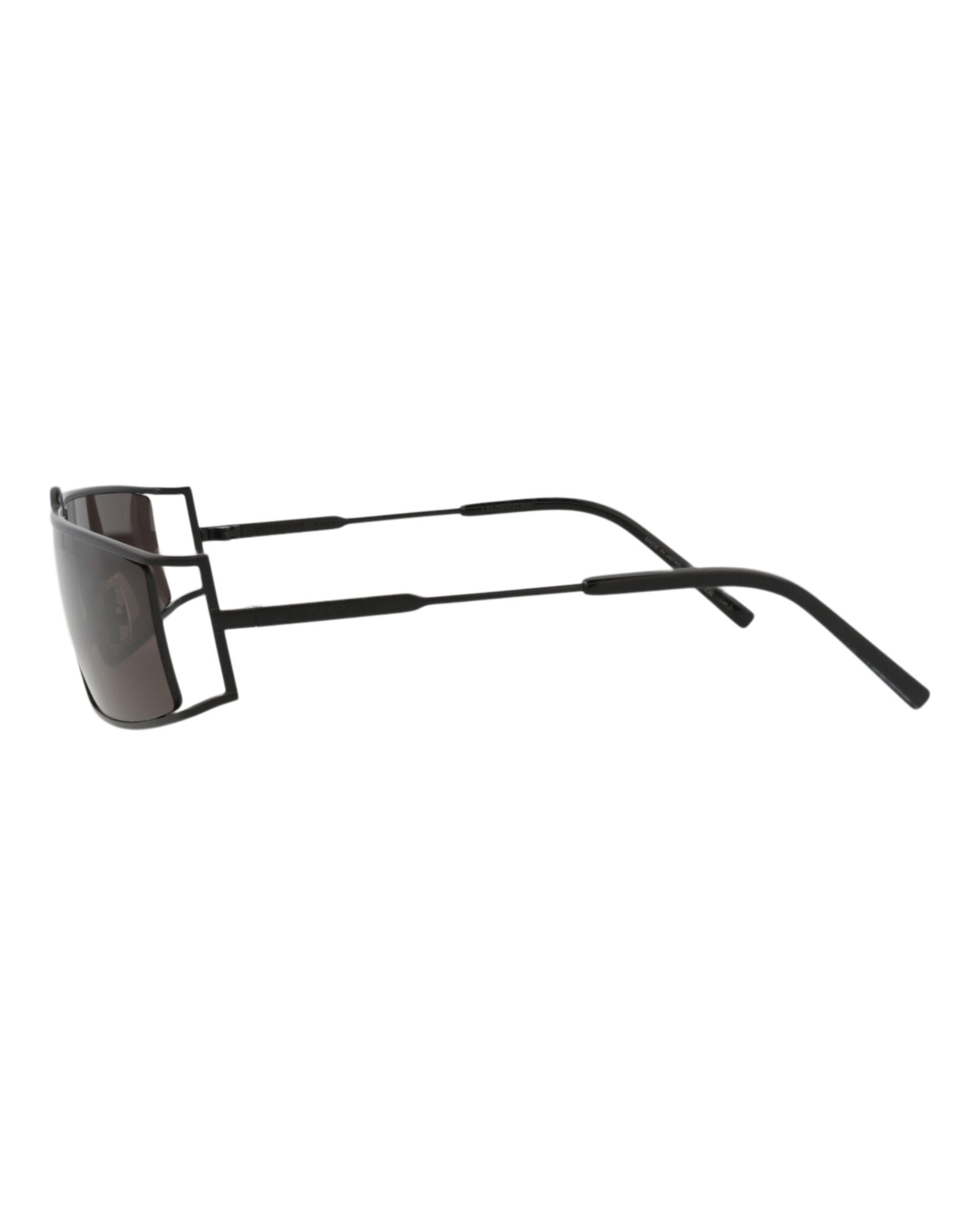 Saint Laurent Womens Square/Rectangle Black Black Black Fashion Designer Eyewear