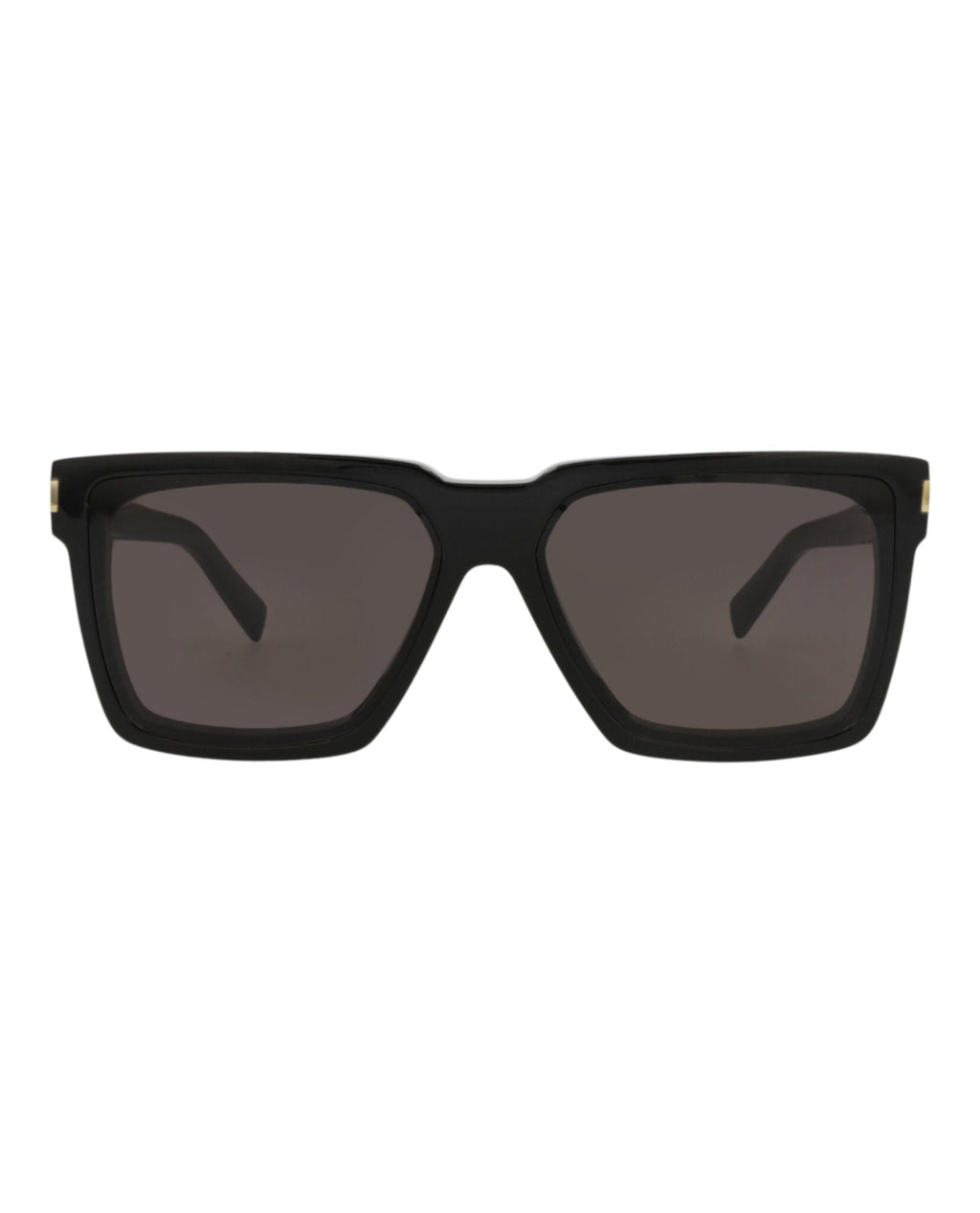 Saint Laurent Unisex Square/Rectangle Black Black Black Fashion Designer Eyewear