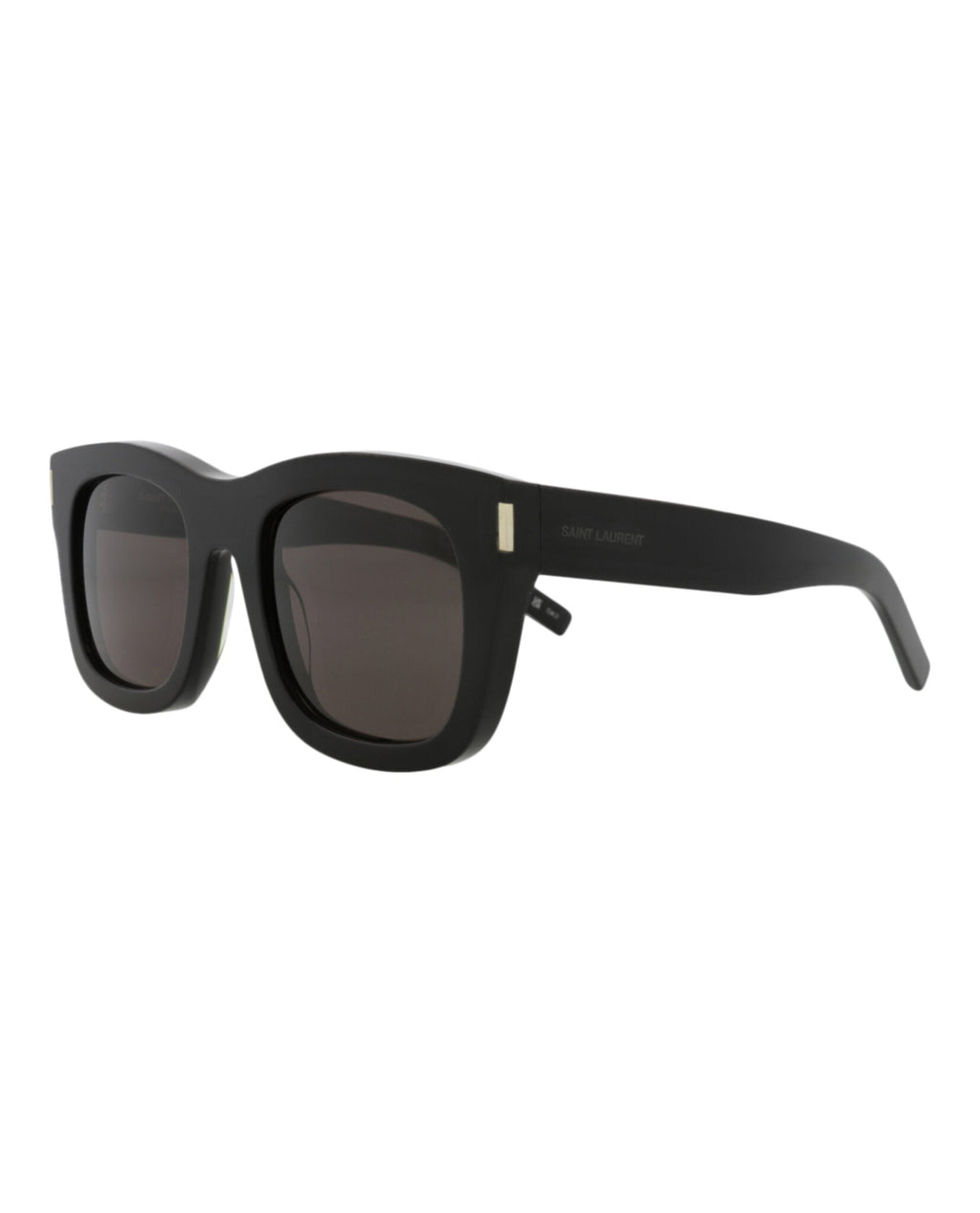 Saint Laurent Womens Square/Rectangle Black Black Black Fashion Designer Eyewear