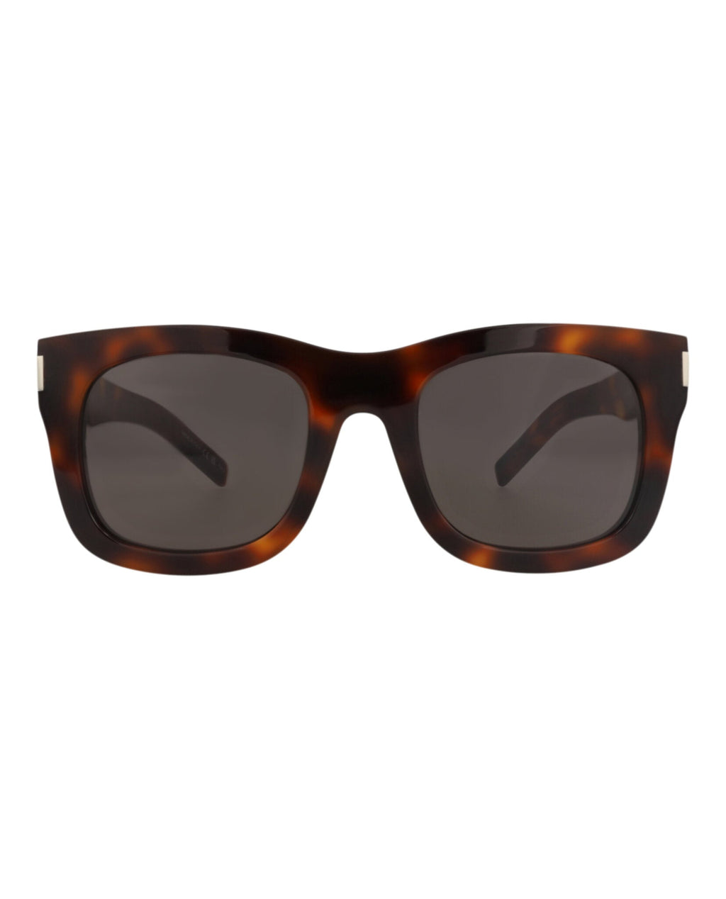 Saint Laurent Womens Square/Rectangle Havana Havana Black Fashion Designer Eyewear