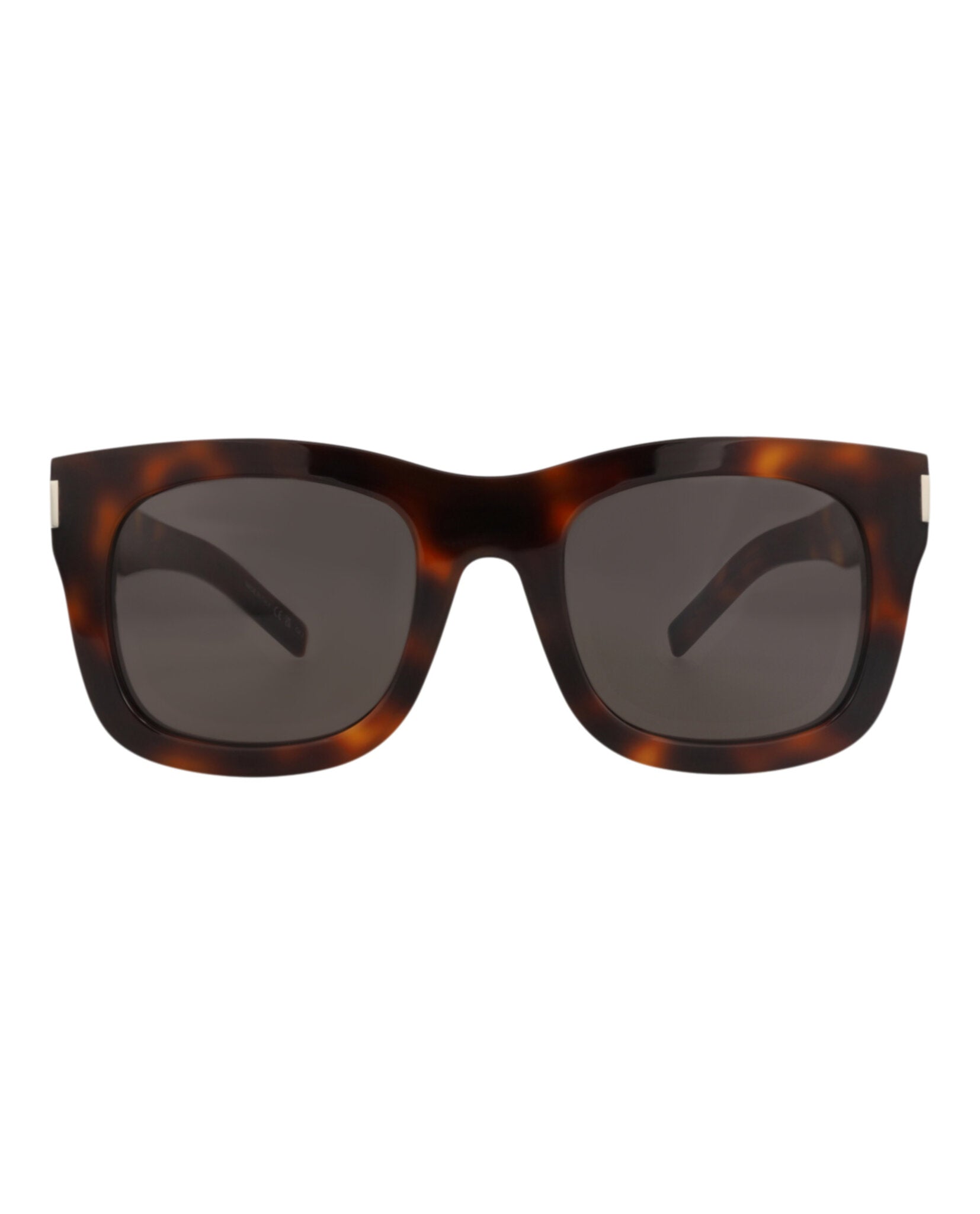 Saint Laurent Womens Square/Rectangle Havana Havana Black Fashion Designer Eyewear