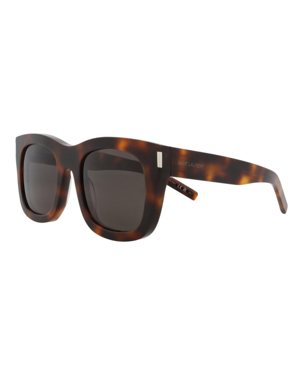 Saint Laurent Womens Square/Rectangle Havana Havana Black Fashion Designer Eyewear