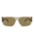 Saint Laurent Mens Square/Rectangle Beige Beige Brown Fashion Designer Eyewear