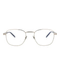 Saint Laurent Unisex Square/Rectangle Silver Crystal Transparent Fashion Designer Eyewear