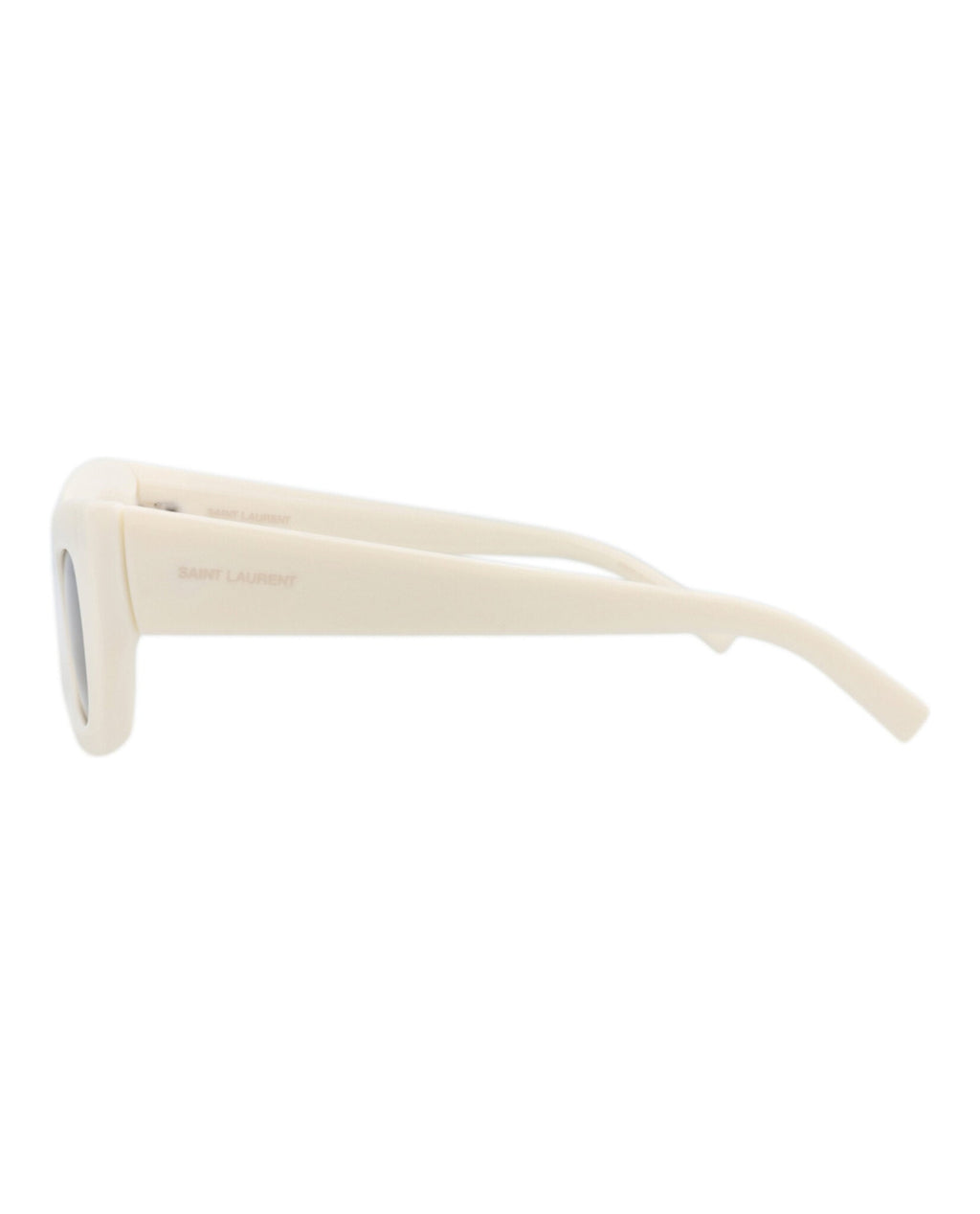 Saint Laurent Womens Cat Eye Ivory Ivory Grey Fashion Designer Eyewear