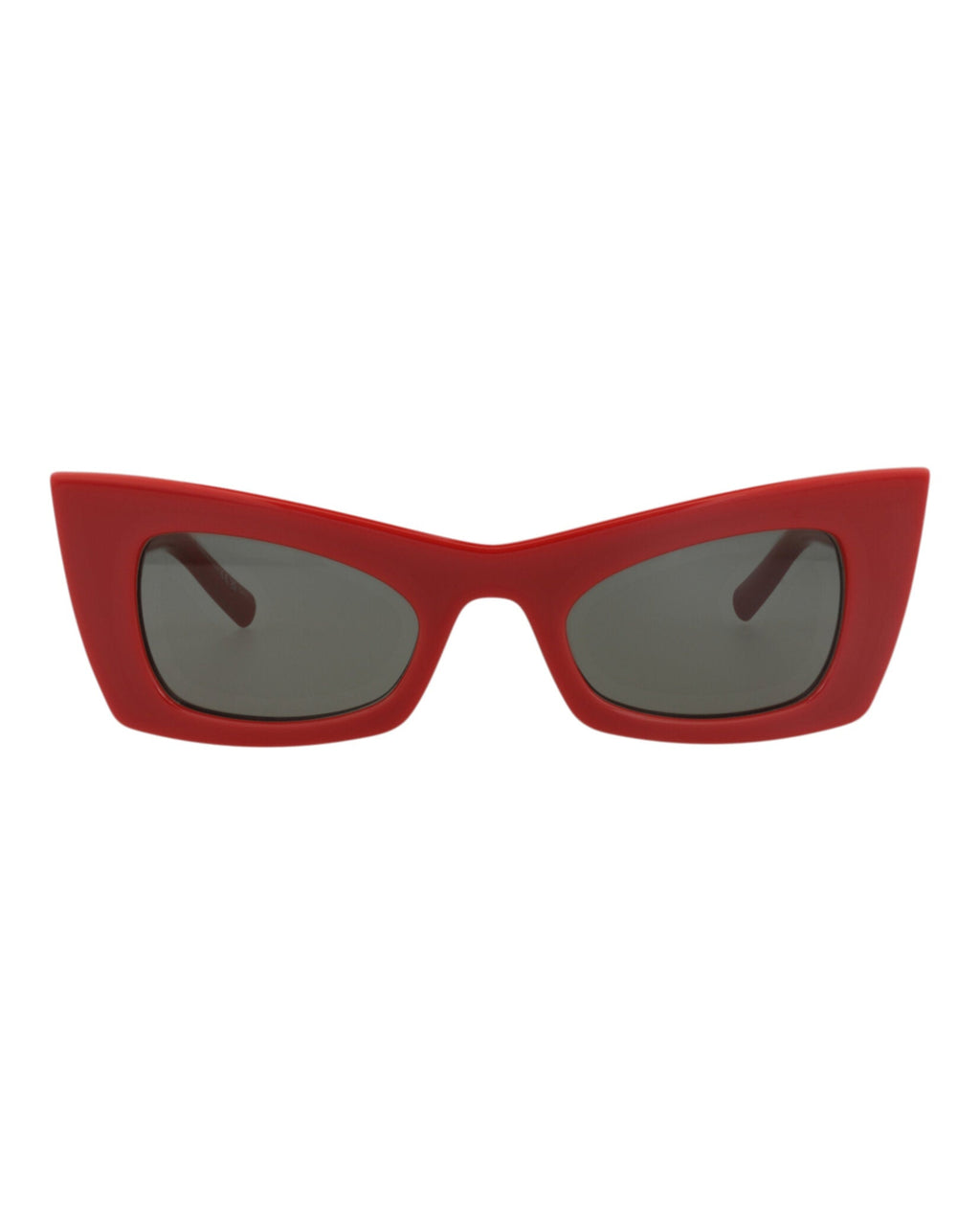 Saint Laurent Womens Cat Eye Red Red Grey Fashion Designer Eyewear