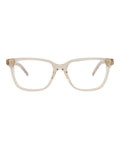 Saint Laurent Womens Square/Rectangle Nude Nude Transparent Fashion Designer Eyewear