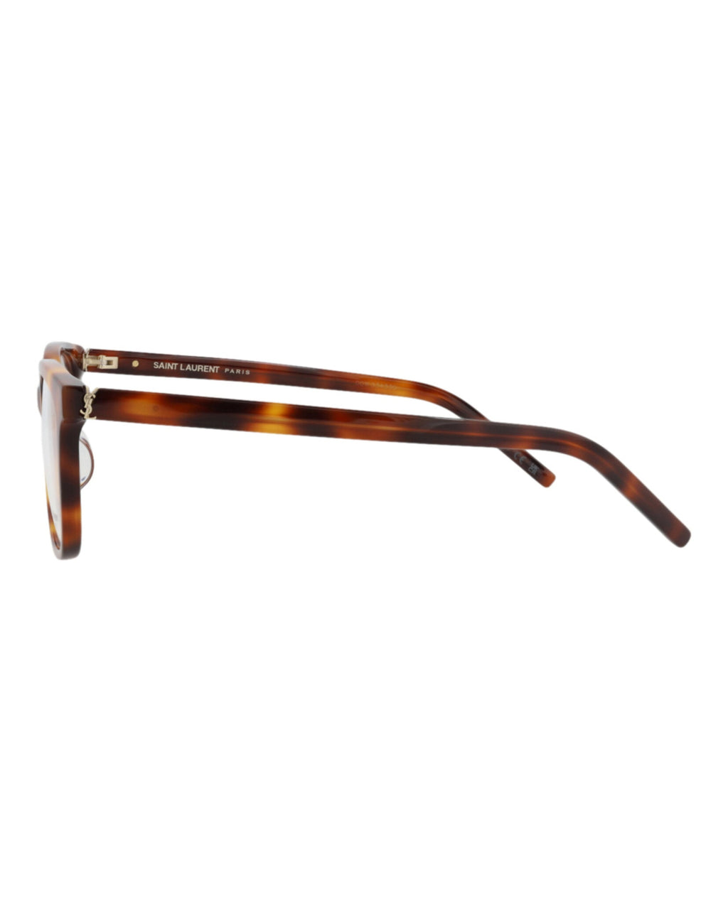 Saint Laurent Womens Square/Rectangle Havana Havana Transparent Fashion Designer Eyewear