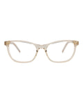 Saint Laurent Womens Cat Eye Nude Nude Transparent Fashion Designer Eyewear