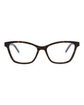 Saint Laurent Womens Cat Eye Havana Havana Transparent Fashion Designer Eyewear