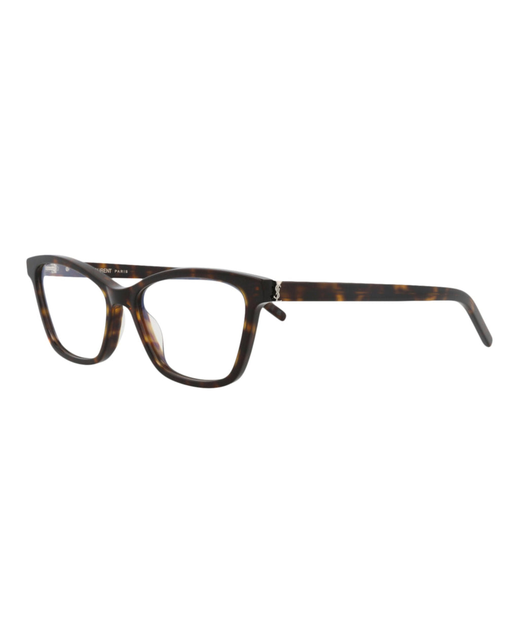 Saint Laurent Womens Cat Eye Havana Havana Transparent Fashion Designer Eyewear