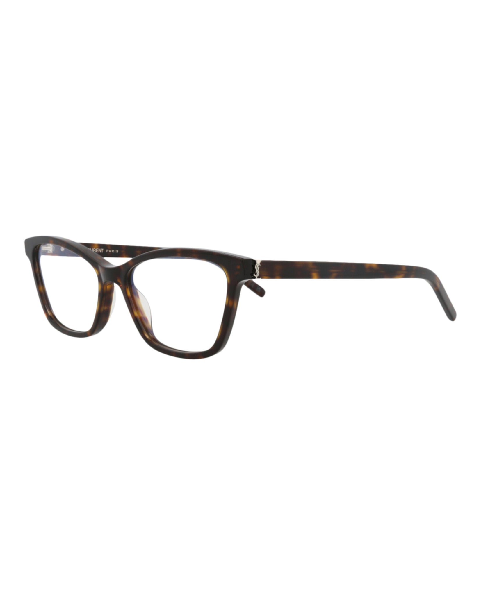 Saint Laurent Womens Cat Eye Havana Havana Transparent Fashion Designer Eyewear