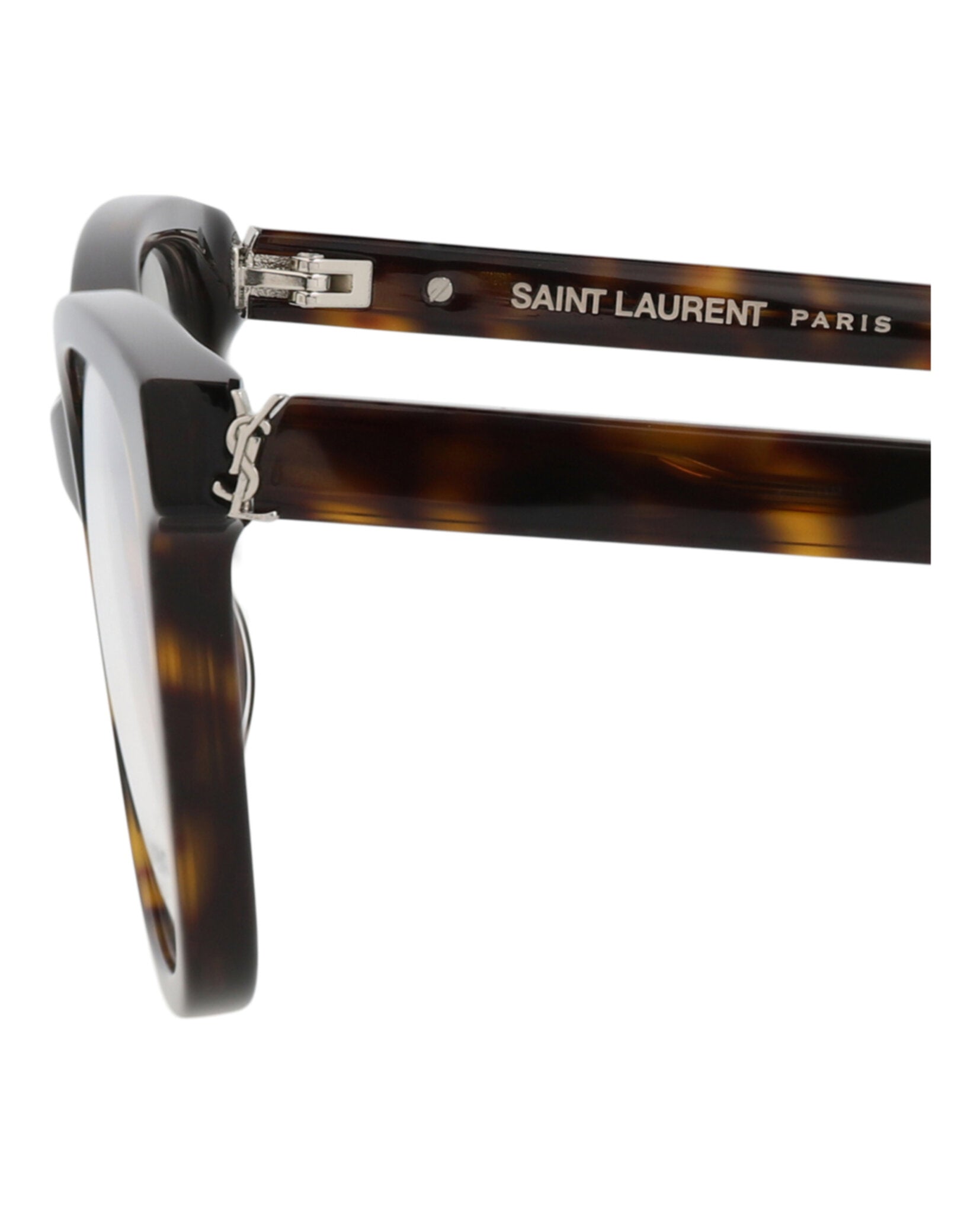 Saint Laurent Womens Cat Eye Havana Havana Transparent Fashion Designer Eyewear