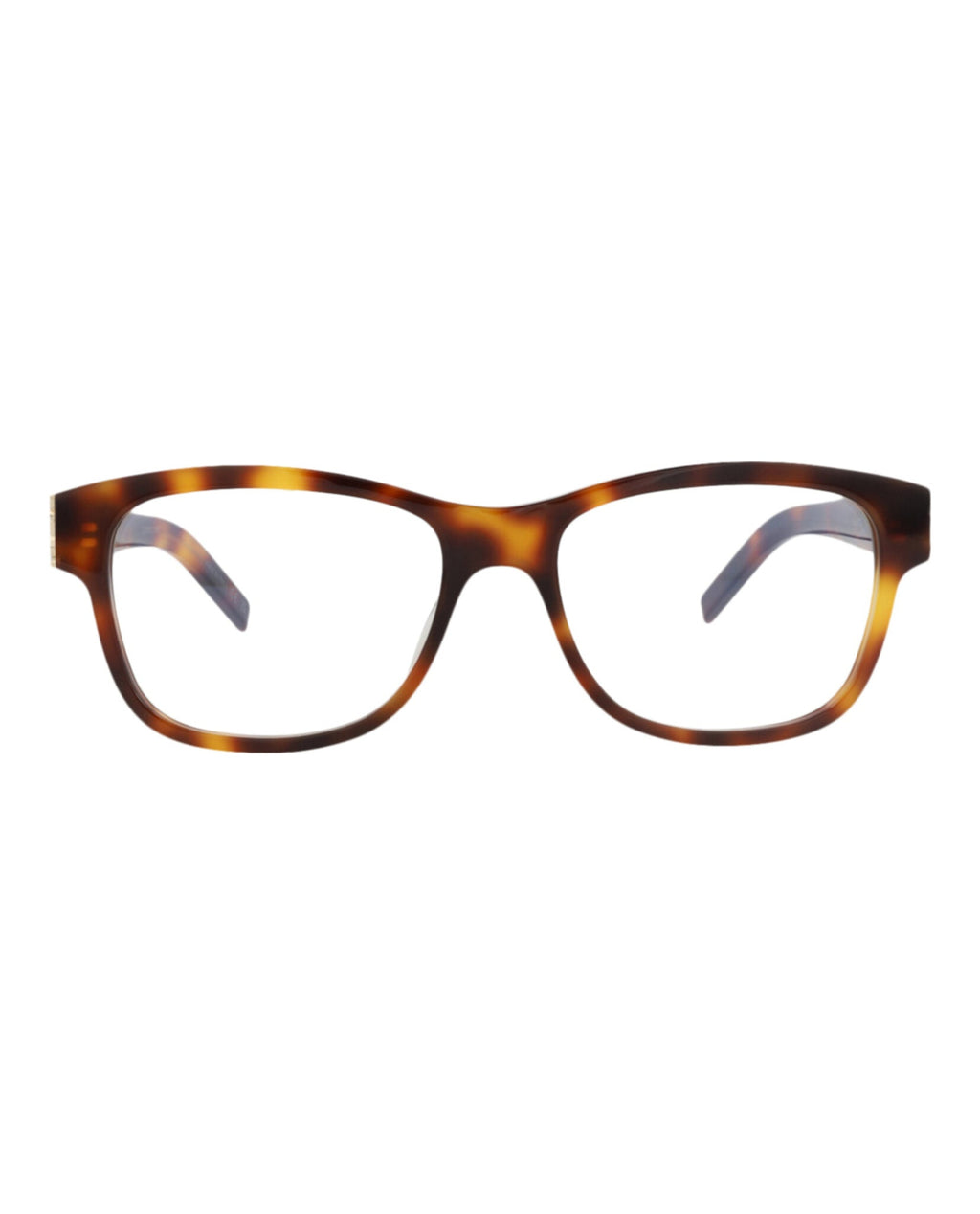 Saint Laurent Womens Square/Rectangle Havana Havana Transparent Fashion Designer Eyewear