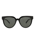 Saint Laurent Womens Cat Eye Black Black Grey Fashion Designer Eyewear
