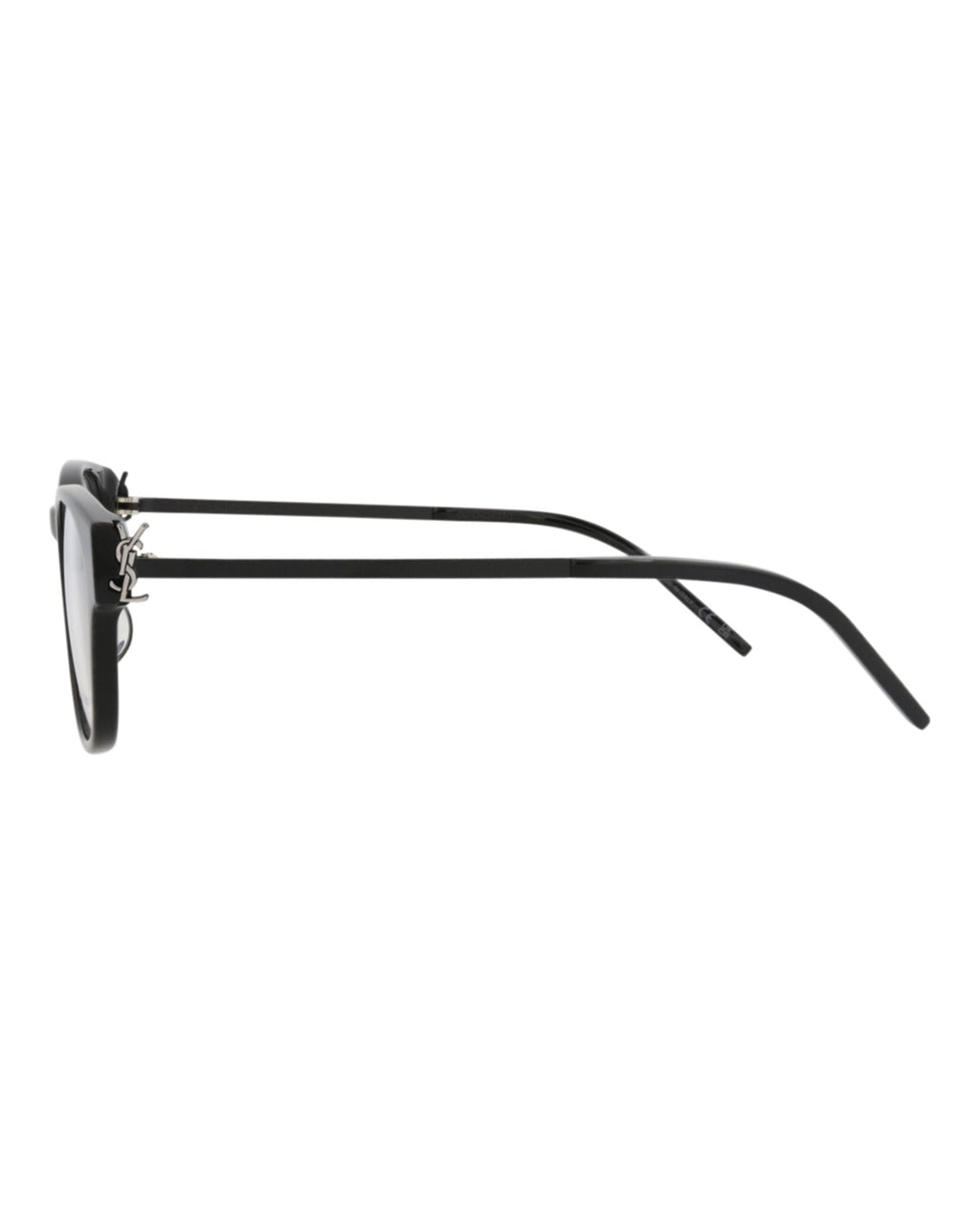 Saint Laurent Womens Round/Oval Black Black Transparent Fashion Designer Eyewear