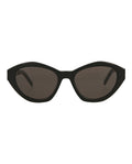 Saint Laurent Womens Cat Eye Black Black Black Fashion Designer Eyewear