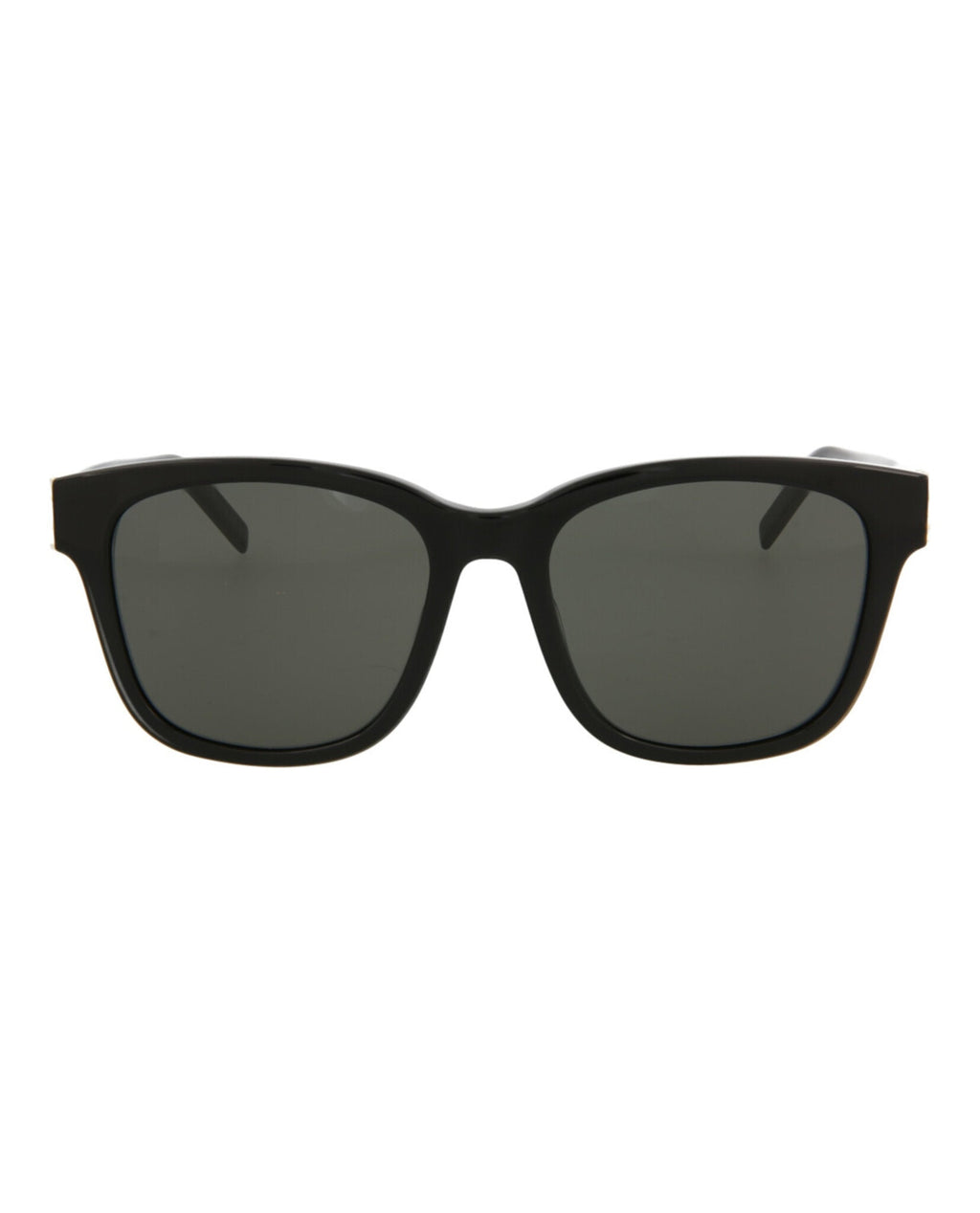 Saint Laurent Unisex Square/Rectangle Black Black Grey Fashion Designer Eyewear