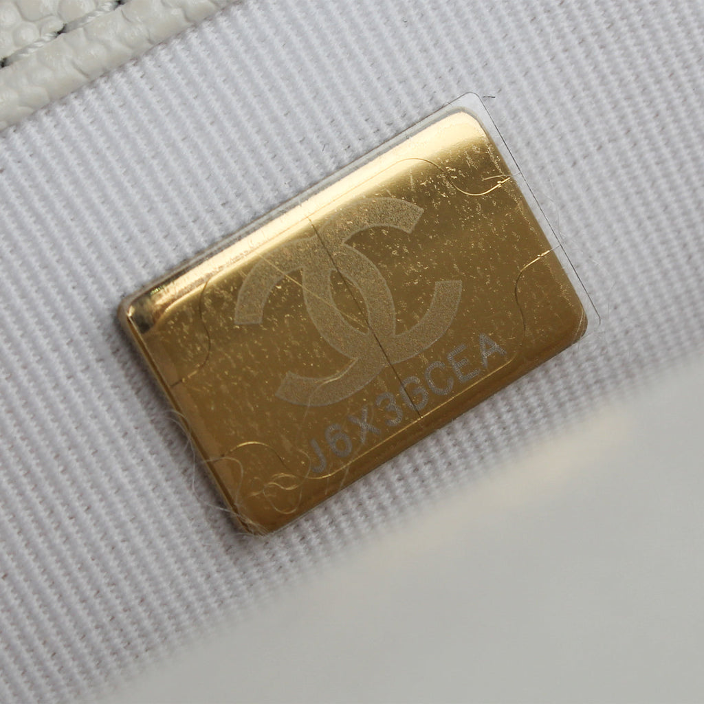 Chanel White Boy Bag - Small