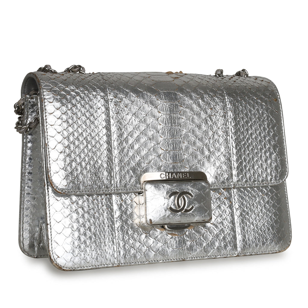 Chanel Python Flap Bag - Metallic