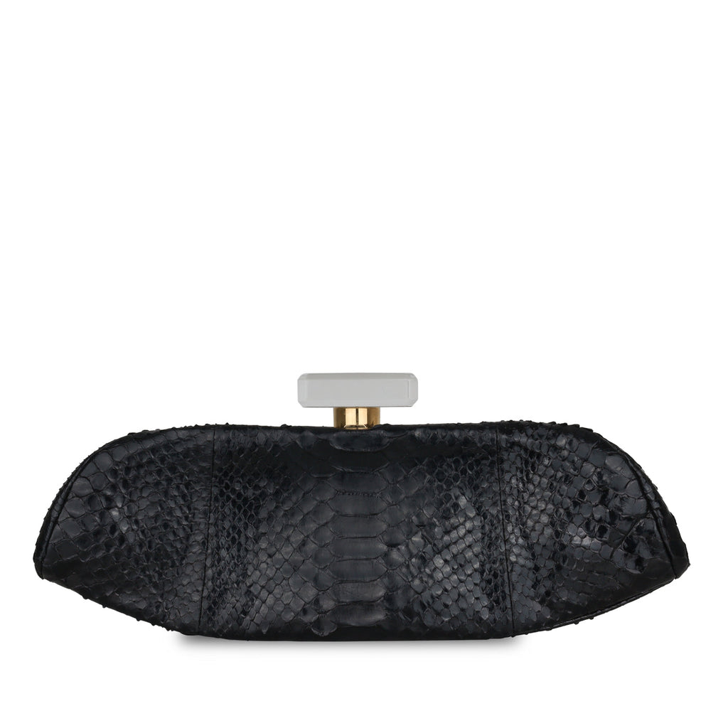 Chanel Python Clutch