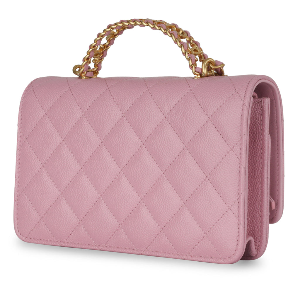 Chanel Top Handle Wallet on Chain