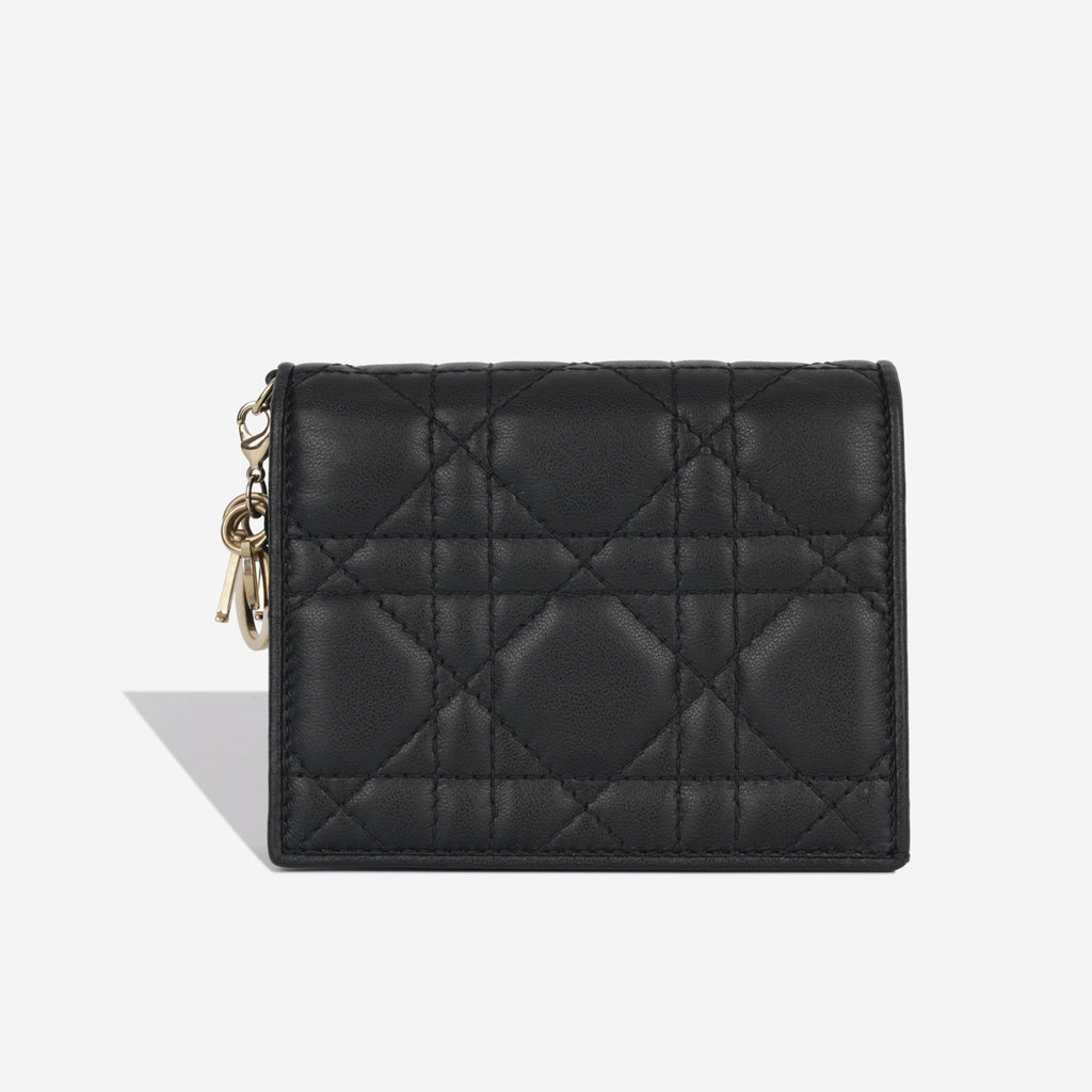 Christian Dior Lady Dior Flap Card Holder