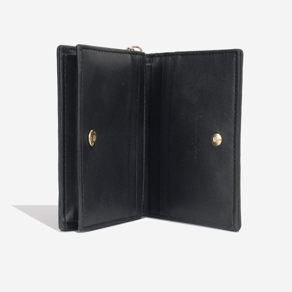 Christian Dior Lady Dior Flap Card Holder