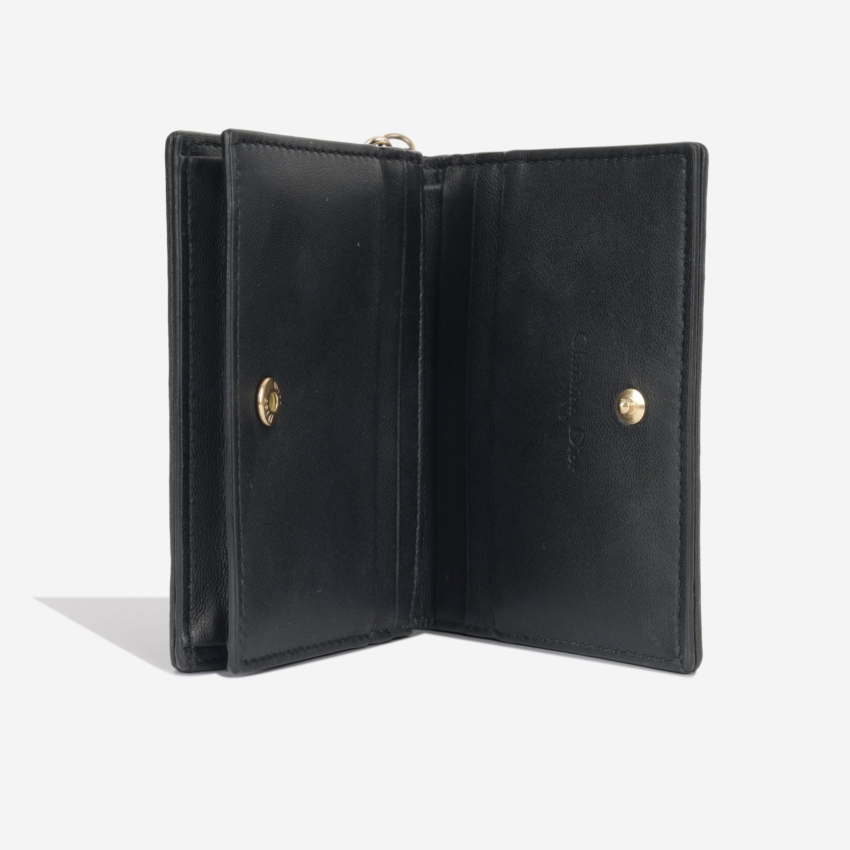 Christian Dior Lady Dior Flap Card Holder
