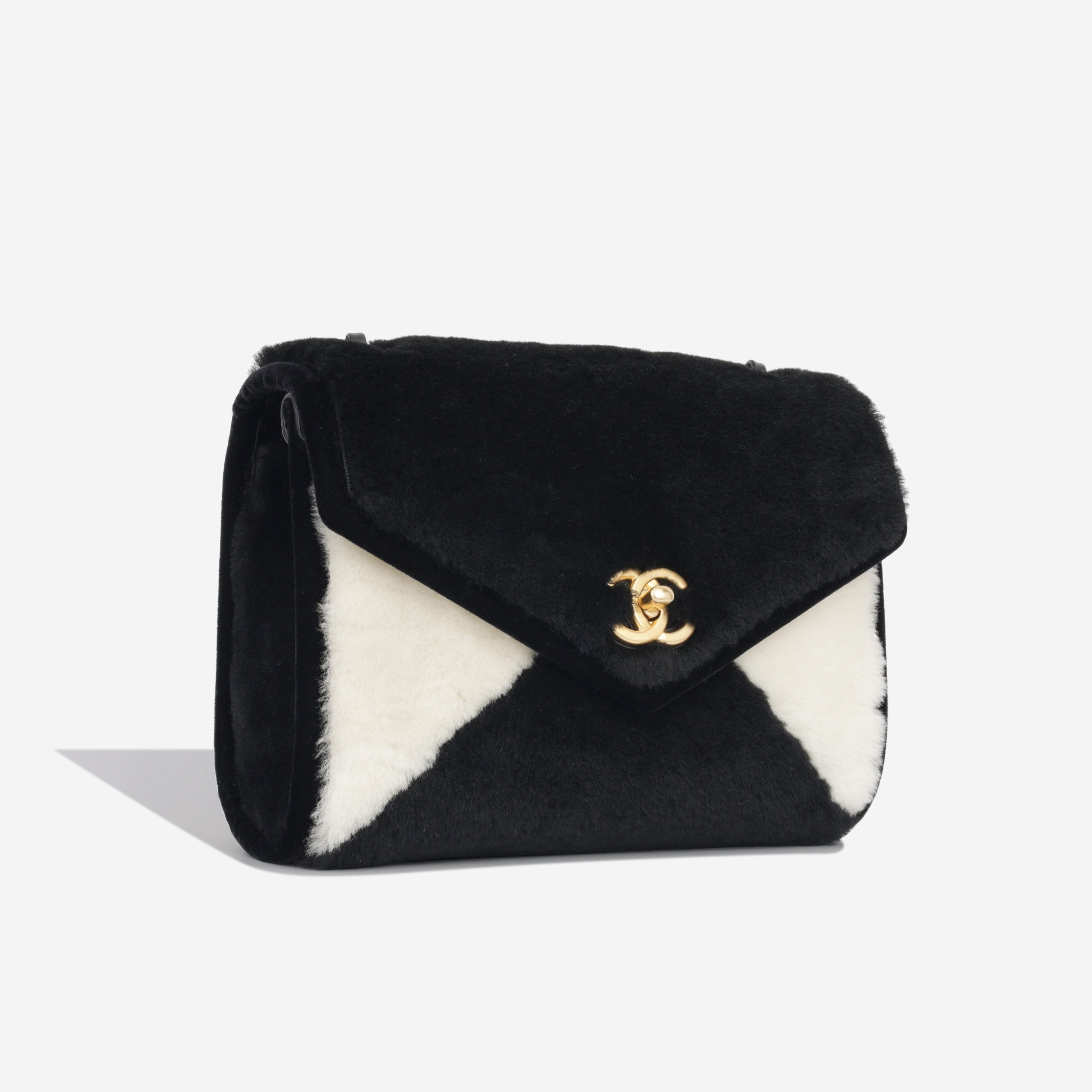 Chanel Small Envelope Flap Bag - Shearling