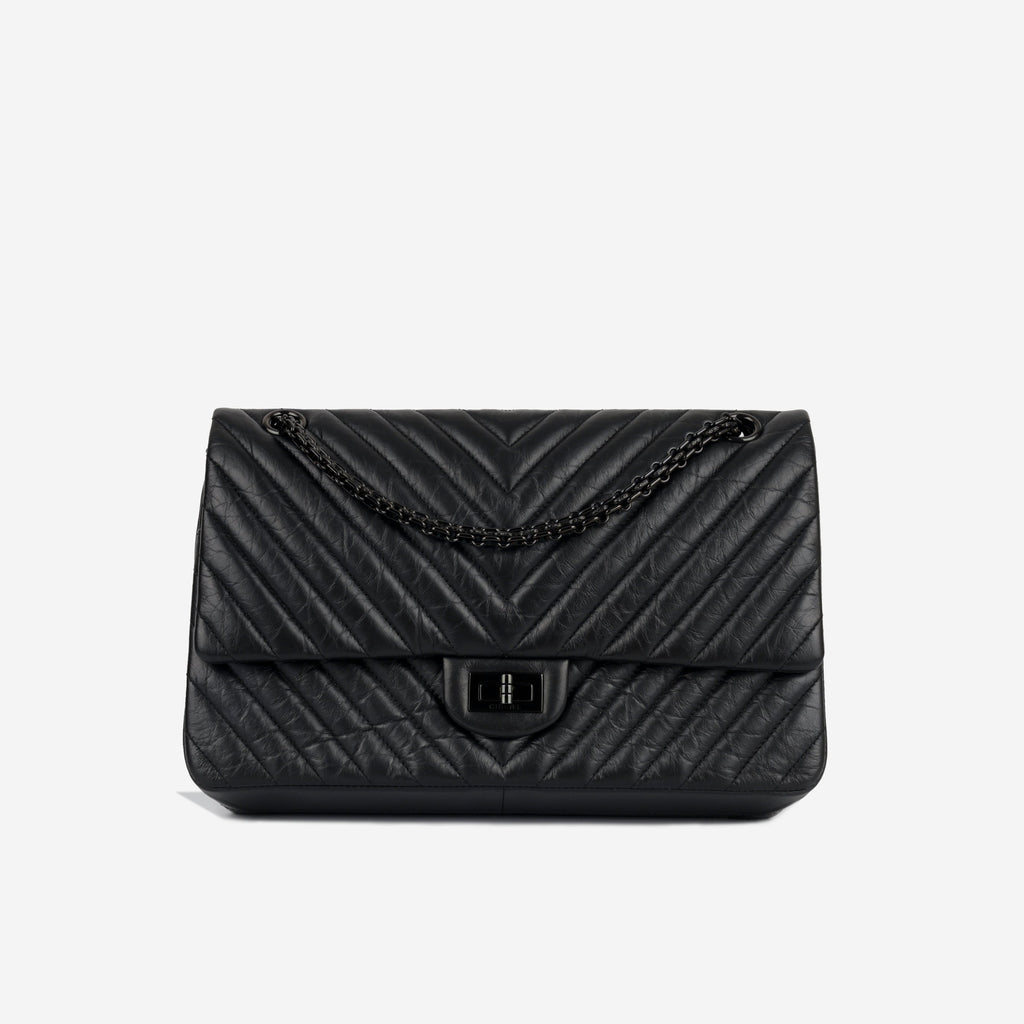 Chanel So Black Reissue 2.55 Handbag 226