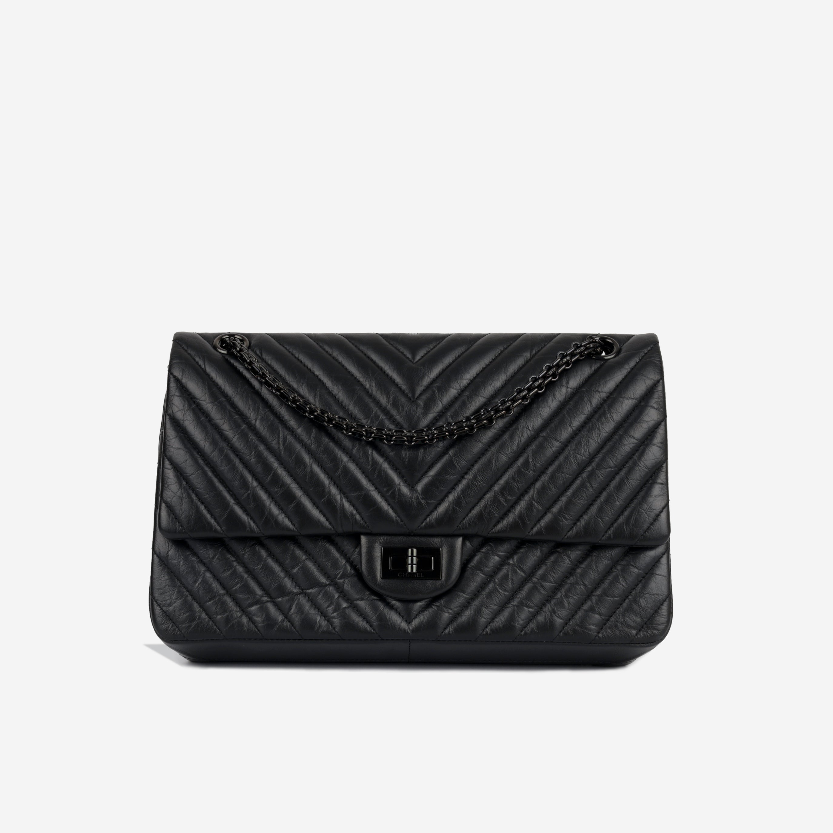 Chanel So Black Reissue 2.55 Handbag 226