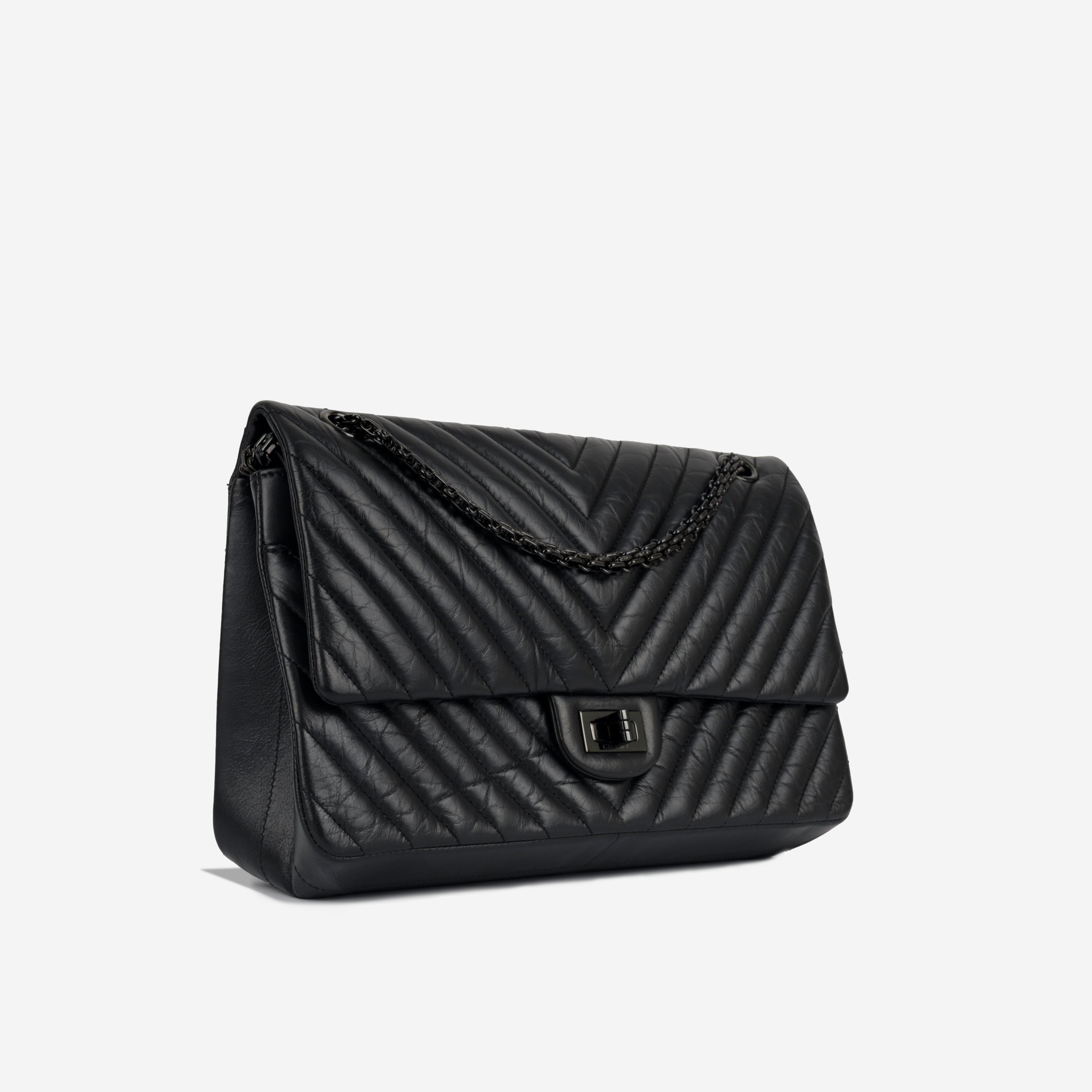 Chanel So Black Reissue 2.55 Handbag 226