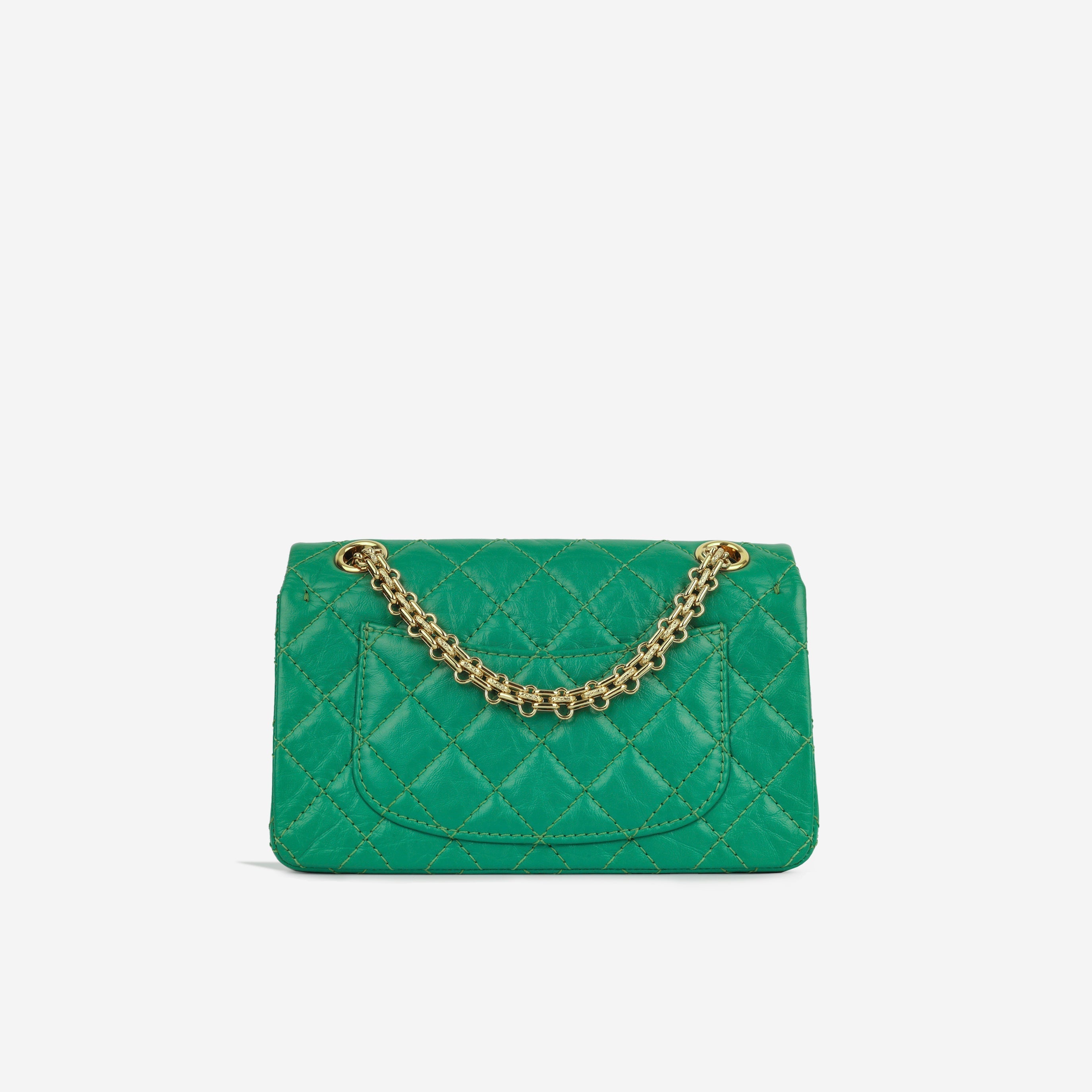 Chanel Mini Reissue 2.55 Handbag - Jade Green Calfskin