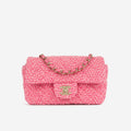 Chanel Mini Rectangular - Mixed Pink Tweed