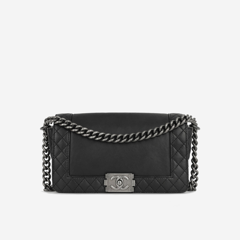 Chanel Old Medium Boy Bag Reverso