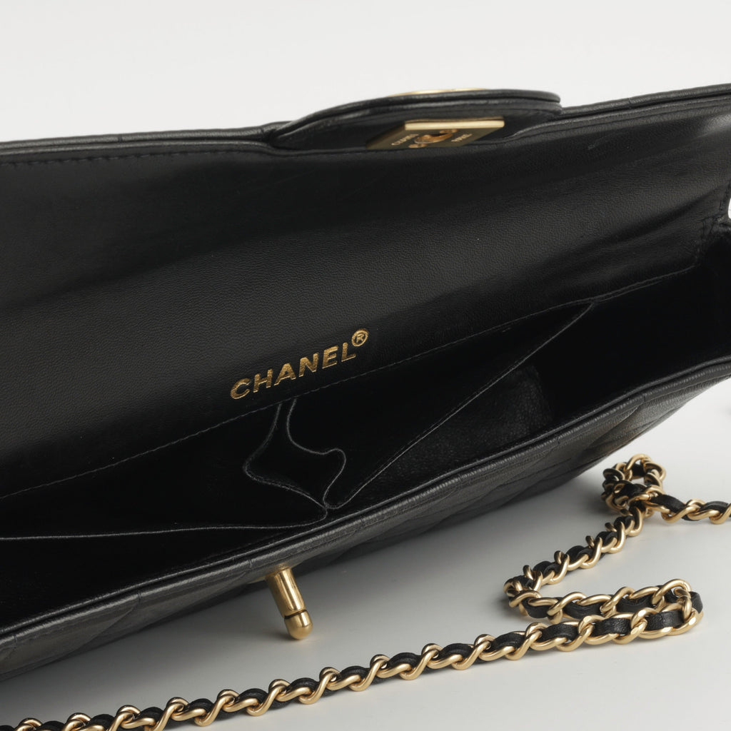 Chanel Vintage East-West Chocolate Bar