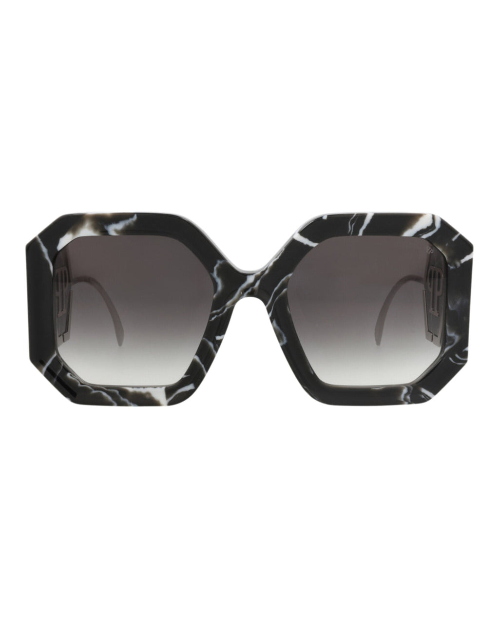 Philipp Plein Womens Square/Rectangle Havana Havana Smoke Fashion Designer Eyewear