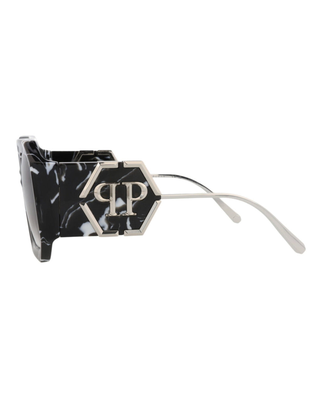 Philipp Plein Womens Square/Rectangle Havana Havana Smoke Fashion Designer Eyewear