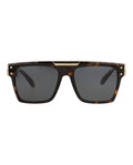 Philipp Plein Unisex Square/Rectangle Havana Havana Smoke Fashion Designer Eyewear