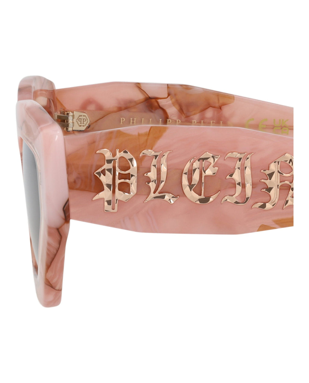 Philipp Plein Womens Cat Eye Pink Pink Brown Fashion Designer Eyewear