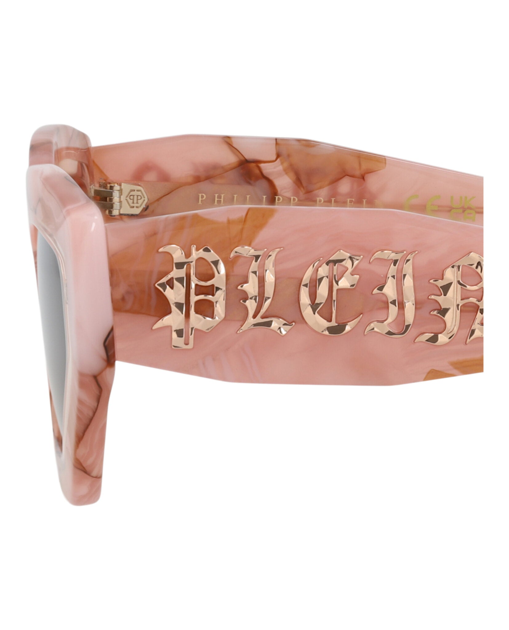 Philipp Plein Womens Cat Eye Pink Pink Brown Fashion Designer Eyewear