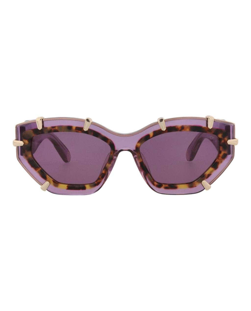 Philipp Plein Womens Cat Eye Lilac Lilac Lilac Fashion Designer Eyewear